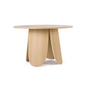 Table ronde de salle à manger en bois design D120 - CROCUS