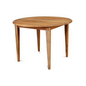 Table ronde extensible bois chêne moyen massif D115 - VICTORIA