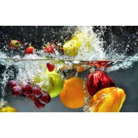 Tableau cocktail de fruits h2o , 80x50cm