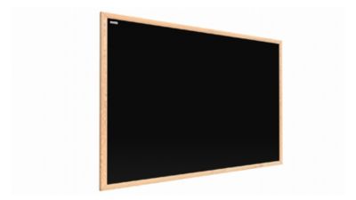 Tableau à Craie Noir Magnétique avec Cadre en Bois 100x80 cm