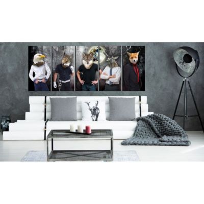 Tableau déco Animal Faces 200x80 cm
