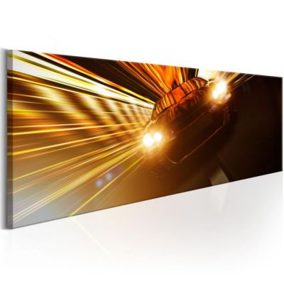 Tableau déco Night Rally 120x40 cm