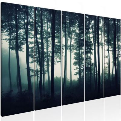 Tableau Dark Forest (5 Parts) Narrow 225x90 cm