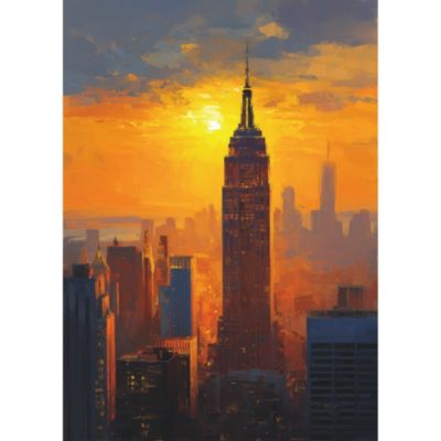 Tableau décoratif Empire State Building 55 x 75 cm, Dada Art