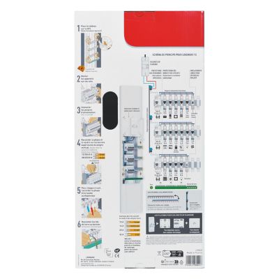 Tableau électrique à équiper 3 rangées - 39 modules Legrand