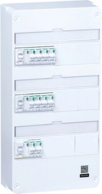 Tableau électrique pré-équipé 3 rangées 13 modules Schneider Electric R9H313SP13N