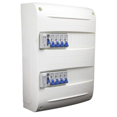 Coffret électrique pré-équipé - 2 rangées - 26 modules - 2 ID/8