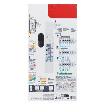 Tableau électrique pré-équipé et pré-câblé 3 rangées Legrand - 39 modules (14 inclus)