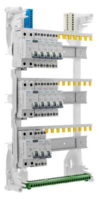 Tableau electrique pre-equipe 3 rangees nf / logement t3/t4 - Matériel Performant