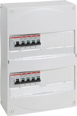 Coffret électrique pré-équipé - 2 rangées - 26 modules - 3 ID/11