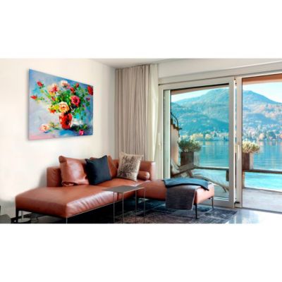 Tableau Fleurs Beautiful Roses 90x60 cm