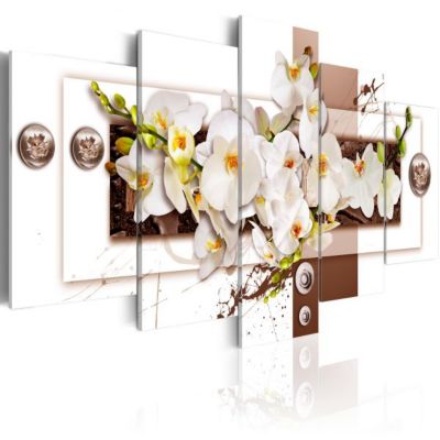 Tableau Fleurs Flowery Installation 100x50 cm