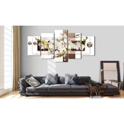 Tableau Fleurs Flowery Installation 100x50 cm