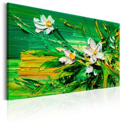 Tableau Fleurs Impressionist Style: Flowers 60x40 cm