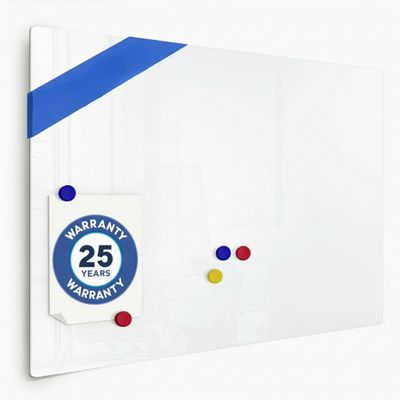 Tableau magnétique en verre, Sans cadre Matériel de montage inclus, 60 x 90 cm