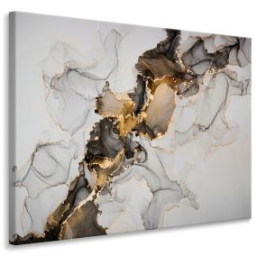 Tableau MARBRE Abstraktion Motif 120cm x 80cm  - Parfait pour décorer votre salon, chambre ou bureau avec un design unique et élég