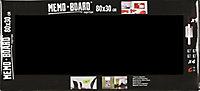 Tableau mémo board noir L.80 x l.30 cm