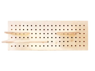 Tableau mémo perforé en bois L.80 x H.30 cm Ariane | Castorama