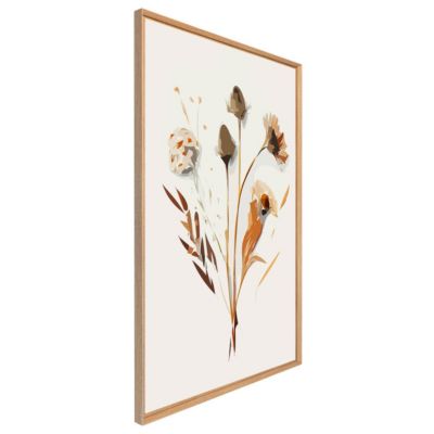 Tableau mural encadré fleurs réels 65x97 cm Fabriqué en France
