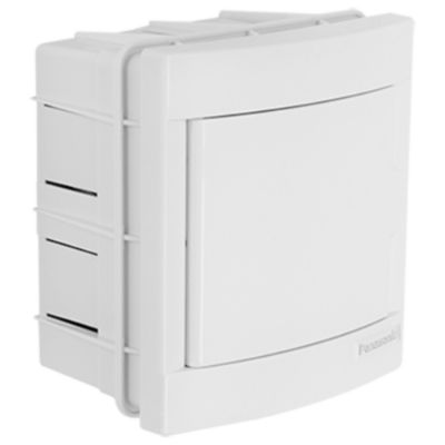 Tableau nu encastrable 4 modules Panasonic porte opaque