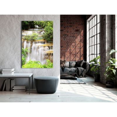 Tableau Paradise Waterfall (1 Part) Vertical 60x90 cm
