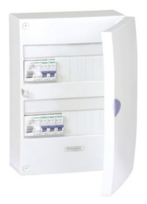 Tableau Preequipe Schneider Electric 2 Rangees Castorama
