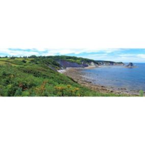 Tableau sur toile baie de loya 30x97 cm - Fabriqué en France