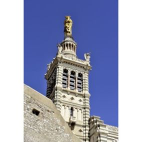 Tableau sur toile basilique de marseille 30x45 cm - Fabriqué en France