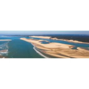 Tableau sur toile bassin d'arguin dune du pilat 30x97 cm - Fabriqué en France