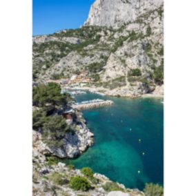 Tableau sur toile calanque de morgiou à marseille 45x65 cm - Fabriqué en France