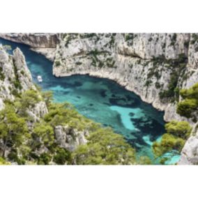 Tableau sur toile calanque en-vau 45x65 cm - Fabriqué en France