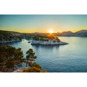 Tableau sur toile calanque port-miou 30x45 cm - Fabriqué en France