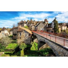 Tableau sur toile carennac 65x97 cm - Fabriqué en France