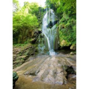 Tableau sur toile cascade du lot 100x140 cm - Fabriqué en France