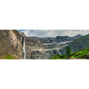 Tableau sur toile cascade gavarnie 30x97 cm - Fabriqué en France