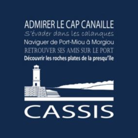 Tableau sur toile cassis navy 30x30 cm - Fabriqué en France