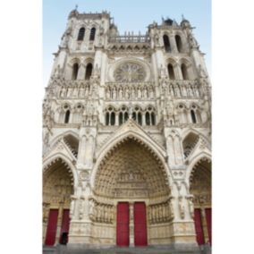 Tableau sur toile cathédrale notre-dame amiens 30x45 cm - Fabriqué en France