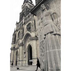 Tableau sur toile cathédrale sainte croix 45x65 cm - Fabriqué en France