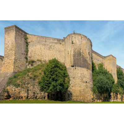 Tableau sur toile château de caen 45x65 cm Fabriqué en France