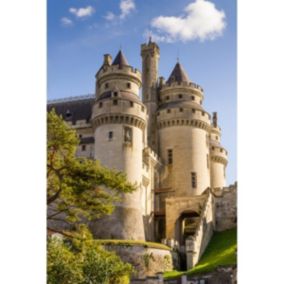 Tableau sur toile château de pierrefonds 30x45 cm - Fabriqué en France