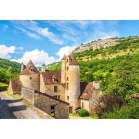 Tableau sur toile château limargue 100x140 cm - Fabriqué en France