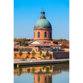 Tableau sur toile chapelle saint-joseph à toulouse 30x45 cm - Fabriqué en France