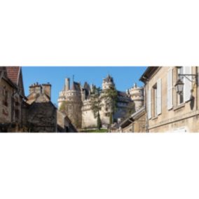 Tableau sur toile chateau de pierrefonds compiègne 45x135 cm - Fabriqué en France