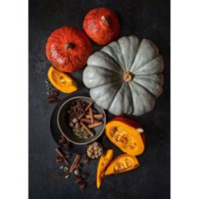 Tableau sur toile citrouilles 30x45 cm - Fabriqué en France