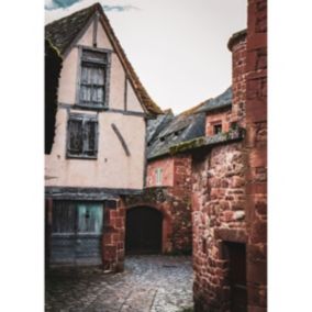 Tableau sur toile collonges-la-rouge centre 100x140 cm - Fabriqué en France