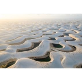 Tableau sur toile dunes et lacs 30x45 cm - Fabriqué en France