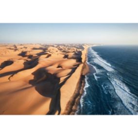 Tableau sur toile dunes et mer 45x65 cm - Fabriqué en France