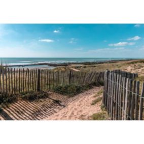 Tableau sur toile entrée plage sables d'olonne 45x65 cm - Fabriqué en France