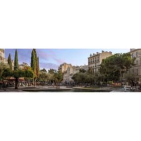 Tableau sur toile fontaine saint-julien 30x97 cm - Fabriqué en France