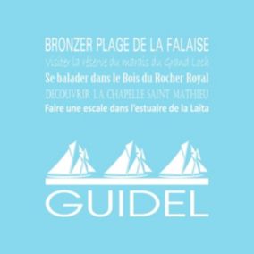 Tableau sur toile guidel glacier 30x30 cm - Fabriqué en France